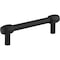 Jeffrey Alexander 96 mm Center-to-Center Matte Black Hayworth Cabinet Bar Pull 885-96MB - alternate 1